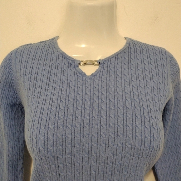 Karen Scott - Petites Rib-Knit Sweater - Picture 2 of 12